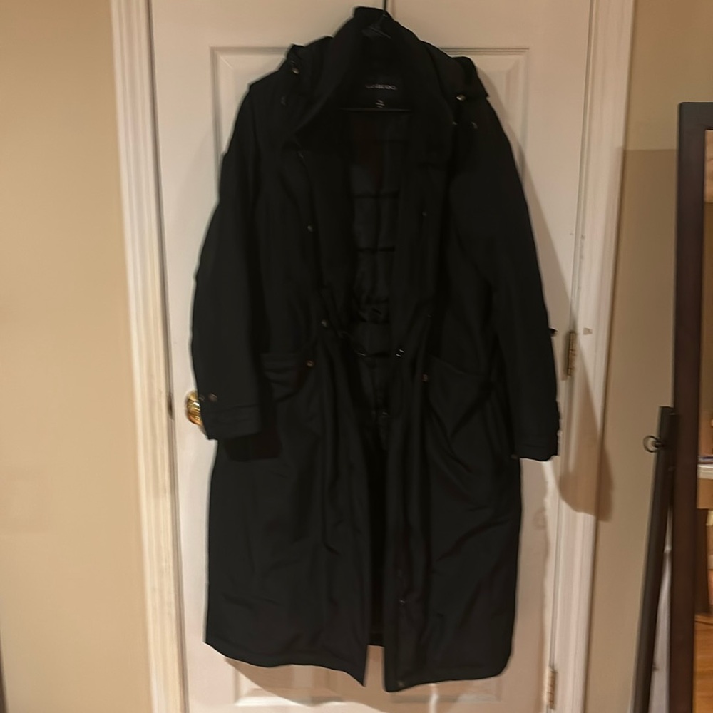 LandsEnd Stadium Squall jacket, 1X black